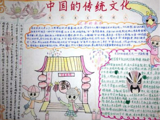 传统文化手抄报版面设计图4