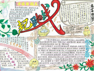 小学生新学期手抄报版面设计图2