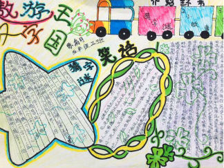 有趣的汉字手抄报版面设计图2