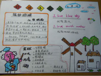 小学生快乐元宵节手抄报版面设计图2