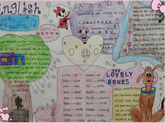 超级漂亮的英语手抄报版面设计图