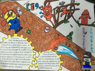 消防安全手抄报版面设计图13