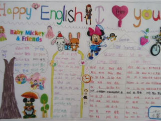 好看的英语手抄报版面设计图2