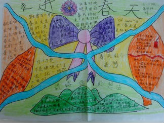 小学生新学期手抄报版面设计图