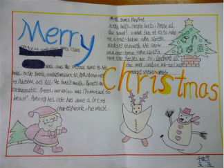 幼儿超简单的英语手抄报版面设计图2