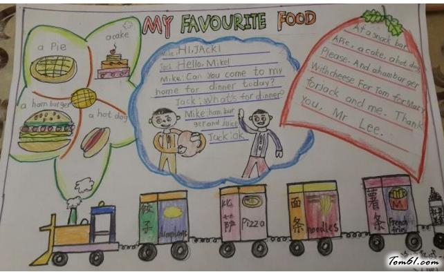 小学生英语手抄报版面设计图3图片1