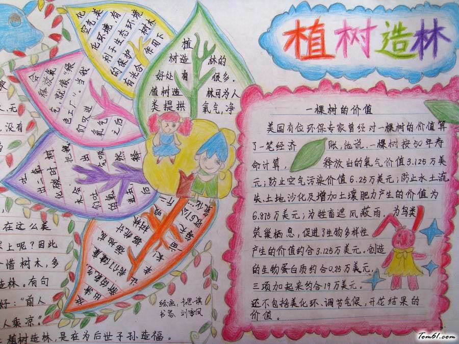 绿色环保手抄报版面设计图5图片1