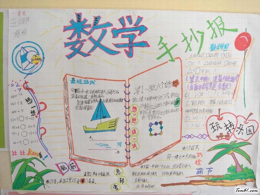 数学手抄报版面设计图5图片1