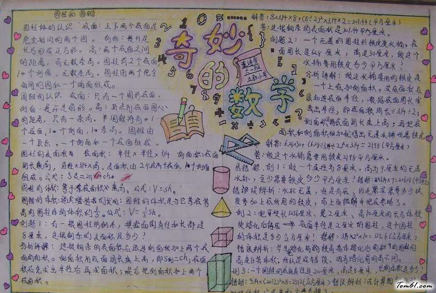趣味数学手抄报版面设计图8图片1