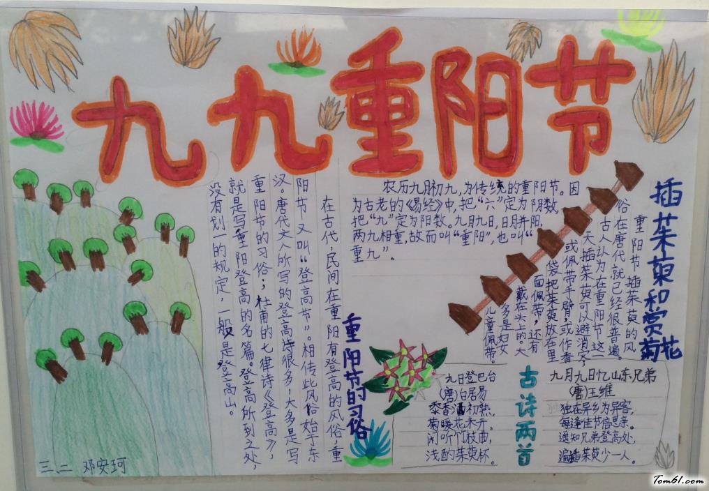 重阳节手抄报版面设计图4图片1