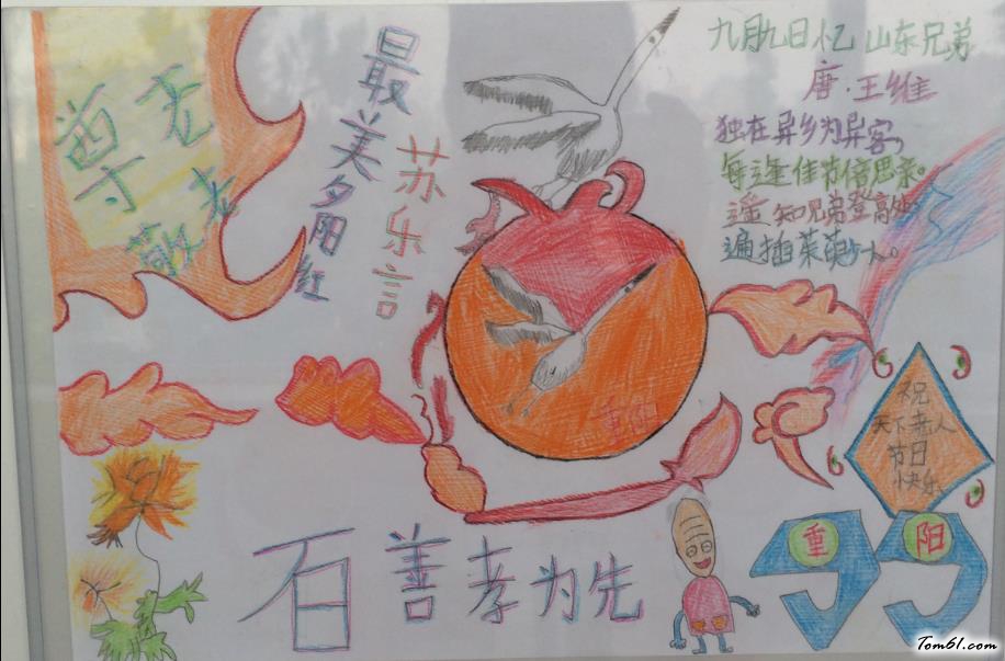 重阳节手抄报版面设计图5图片1