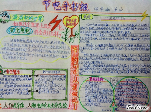 小学生环保手抄报版面设计图5图片1