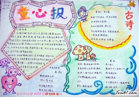 小学生学习手抄报版面设计图图片1