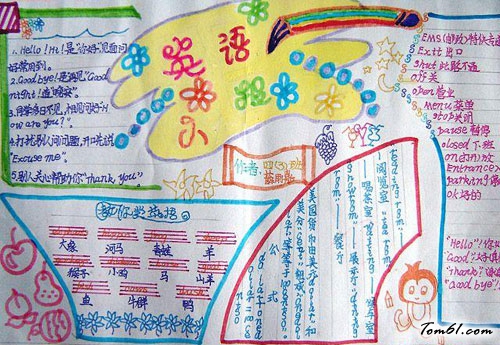 英语手抄报版面设计图20图片1