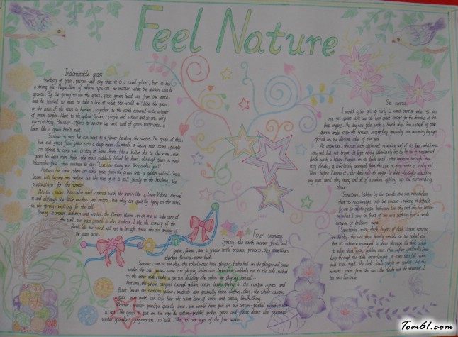 快乐英语手抄报版面设计图14图片1