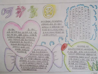 环保手抄报版面设计图19