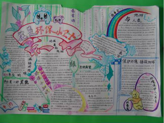 低碳环保手抄报版面设计图3