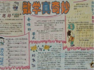 数学手抄报板设计图22