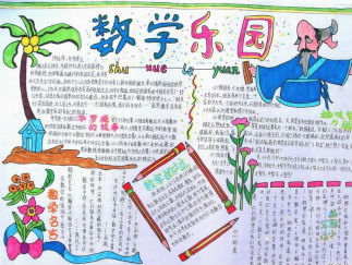 数学手抄报版面设计图6