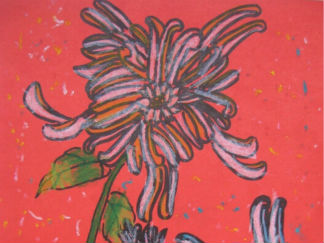 重阳节赏菊儿童画手抄报版面设计图