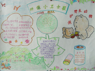 环保手抄报版面设计图15