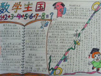 数学手抄报版面设计图15