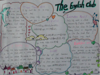 英语手抄报版面设计图16