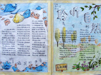 环保小卫士手抄报版面设计图4