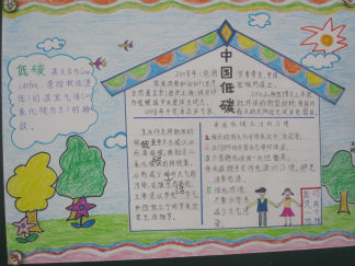 绿色环保手抄报版面设计图7