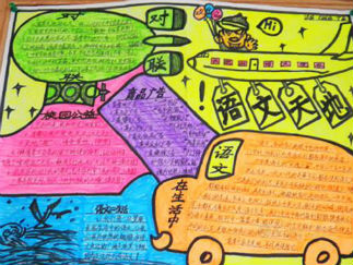 趣味语文手抄报版面设计图12