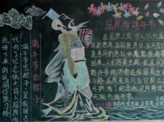 2106端午节黑板报版面设计图5