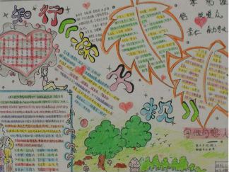 弟子规手抄报版面设计图