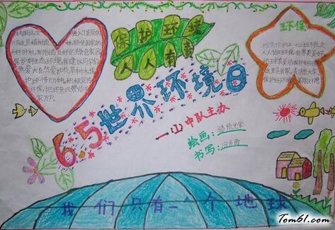 2016世界环境日手抄报版面设计图图片1