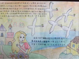 精美的童话故事手抄报版面设计图