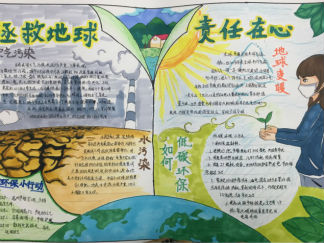 6.5世界环境日手抄报版面设计图2
