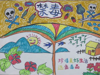 小学生禁毒手抄报版面设计图2