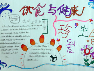 小学生卫生与健康手抄报版面设计图