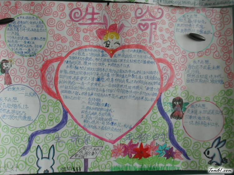 热爱生命手抄报版面设计图11图片1