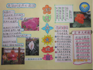 小学生春游手抄报版面设计图6