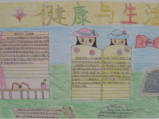 健康手抄报版面设计图4