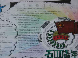 五四青年节手抄报版面设计图24