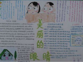 全国爱眼日手抄报版面设计图