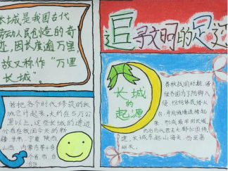 中国文化遗产手抄报版面设计图