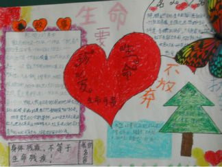 热爱生命手抄报版面设计图10