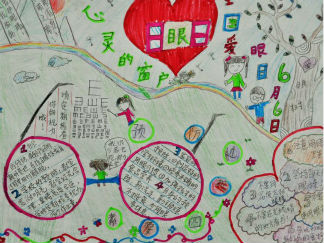 爱眼护眼手抄报版面设计图2