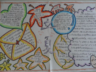 夏天手抄报版面设计图2