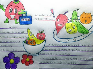 合理膳食手抄报版面设计图5