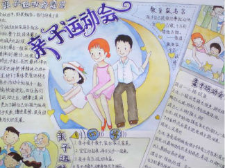 亲子手抄报版面设计图