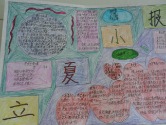 美丽的夏天手抄报版面设计图2