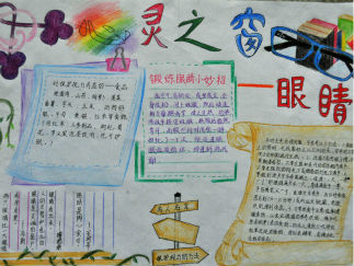 爱眼护眼手抄报版面设计图4